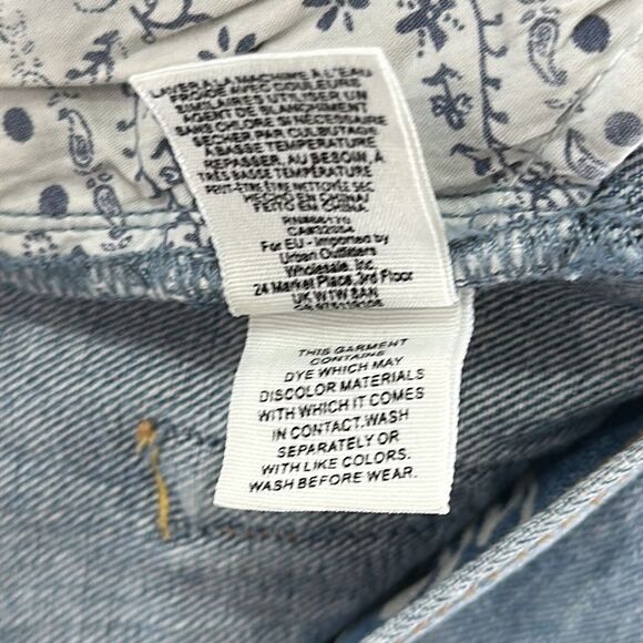 Free People We the Free Sofia Denim Short Regular Mid Rise Button Fly Size 27 - Picture 11 of 11